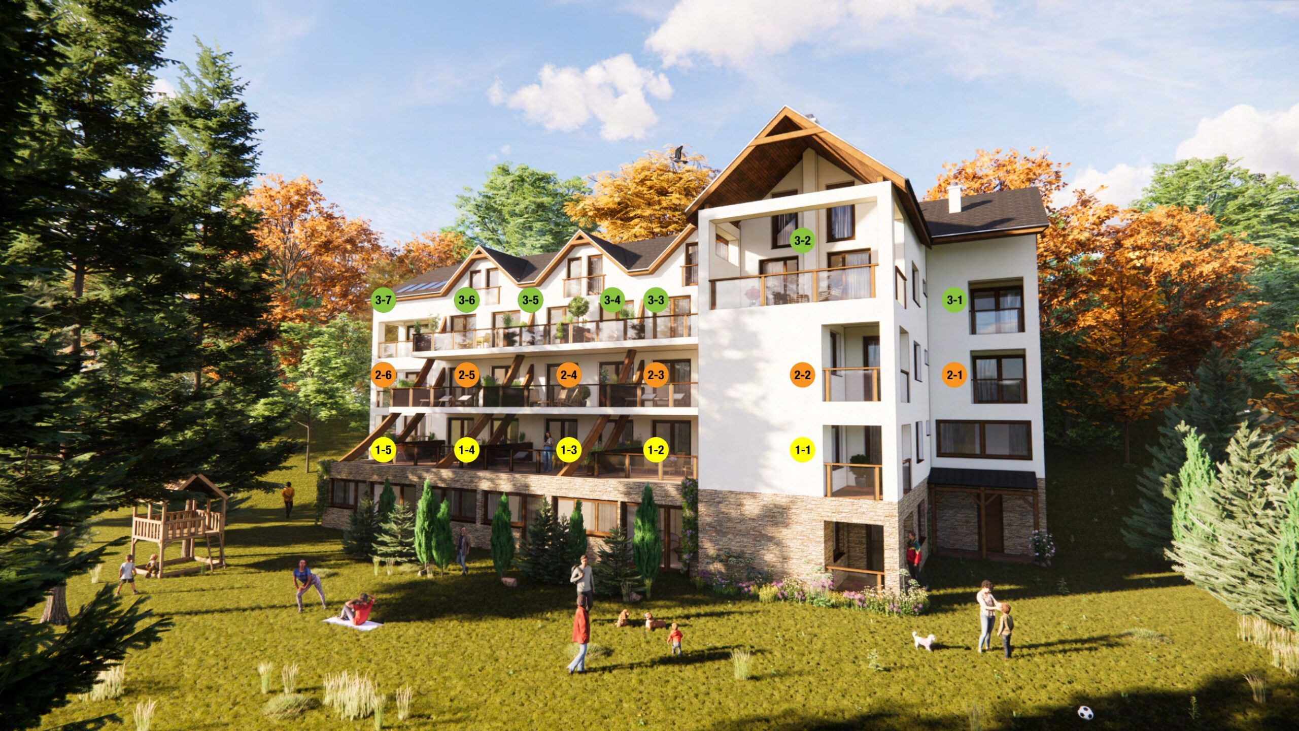 Výber apartmánov